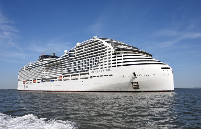 MSC franchit un nouveau cap dans sa course vers le GNL - Crédit photo Bernard Biger, chantier de l'Atlantique MSC franchit un nouveau cap dans sa course vers le GNL - Crédit photo Bernard Biger, chantier de l'Atlantique